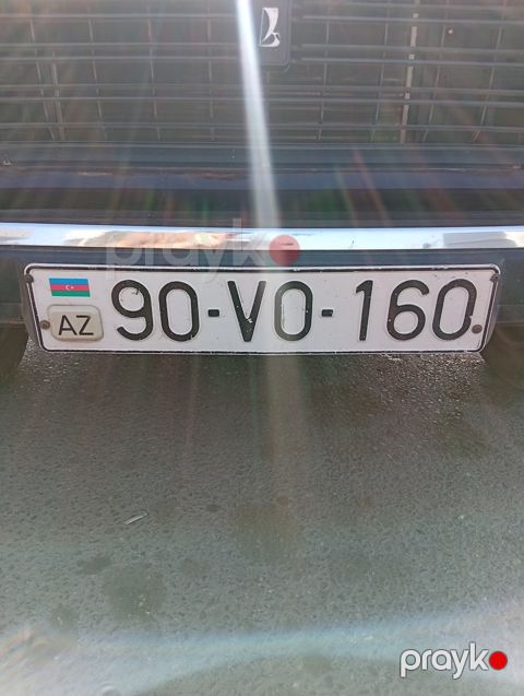 Avtomobil qeydiyyat nişanı -90-VO-160 — Xaçmaz