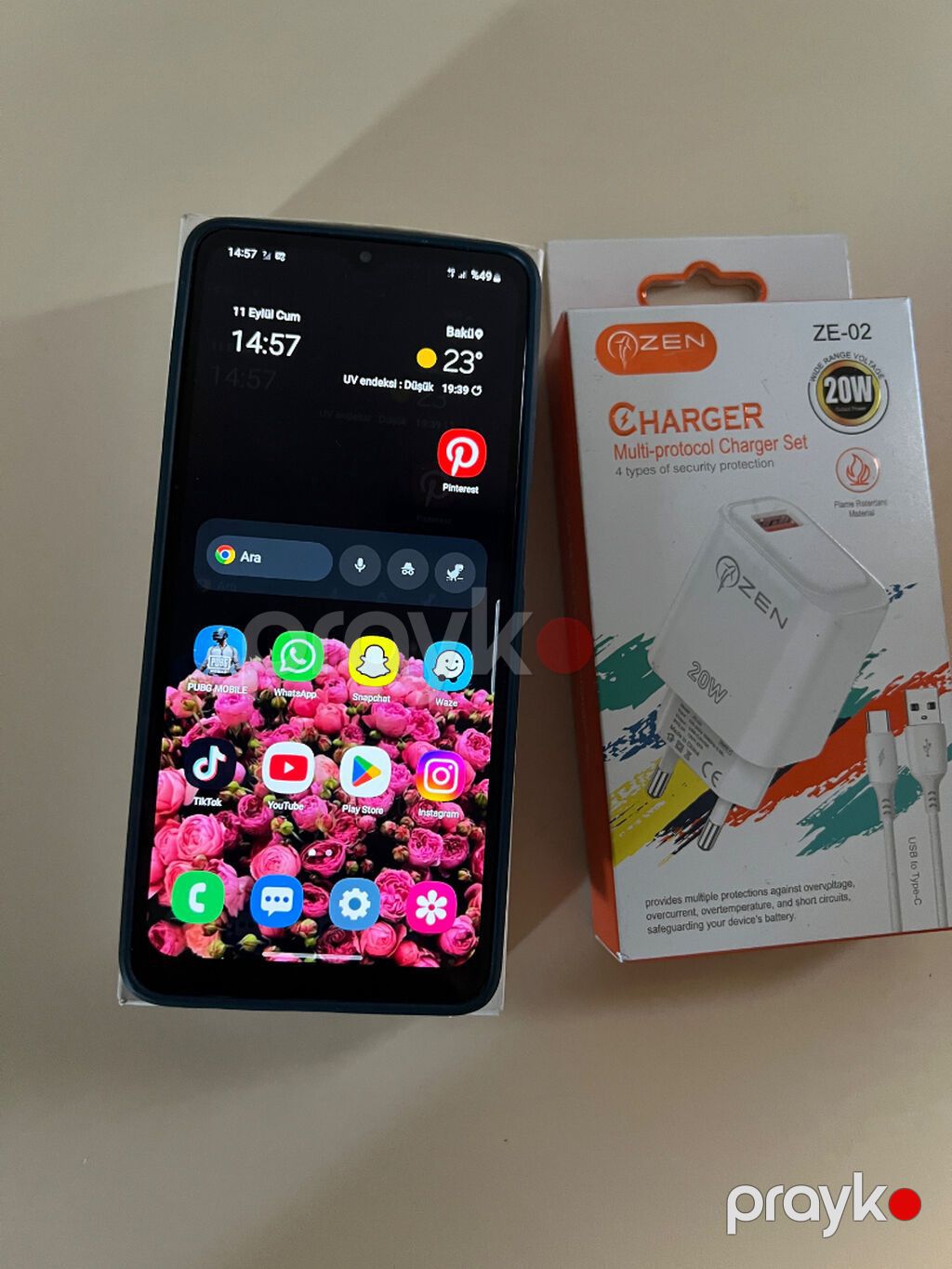 Samsung Galaxy A12, 64 GB, rəng - Qara, Sensor — Samsung, Bakı (9)