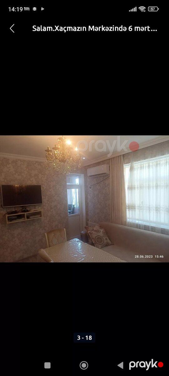 2-otaqlı yeni tikili kirayə verilir, Xaçmaz r., 39 m² — Mənzil, Xaçmaz (7)