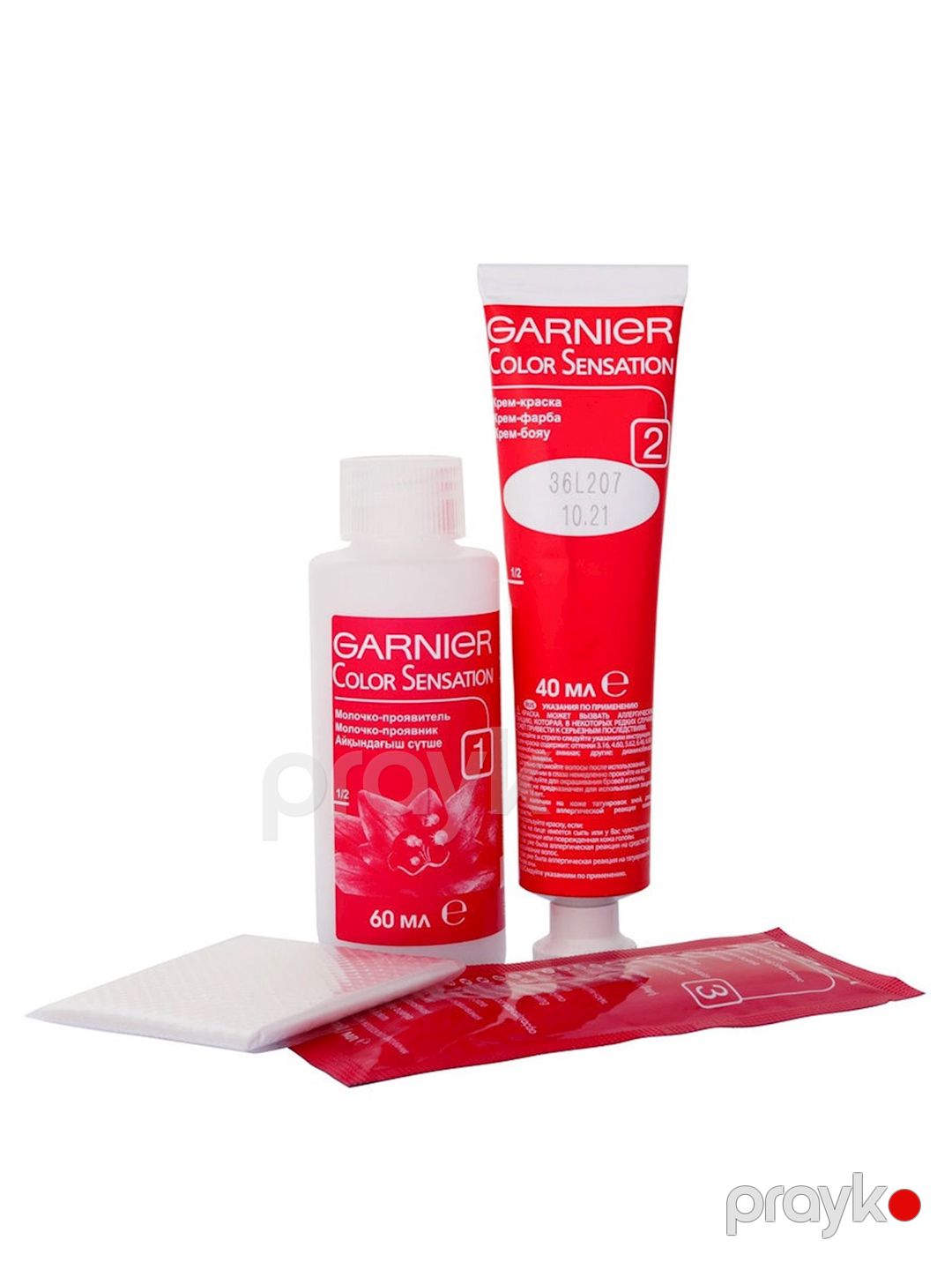 Saç üçün qalıcı krem-boya Garnier Color Sensation Dəbdəbəli rəng 8.0 Parıltılı açıq sarışın — Mallar, Bakı (3)