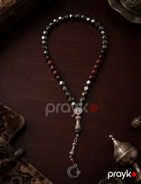 Təsbeh AS975, metal/daş, 33 əd — Bakı