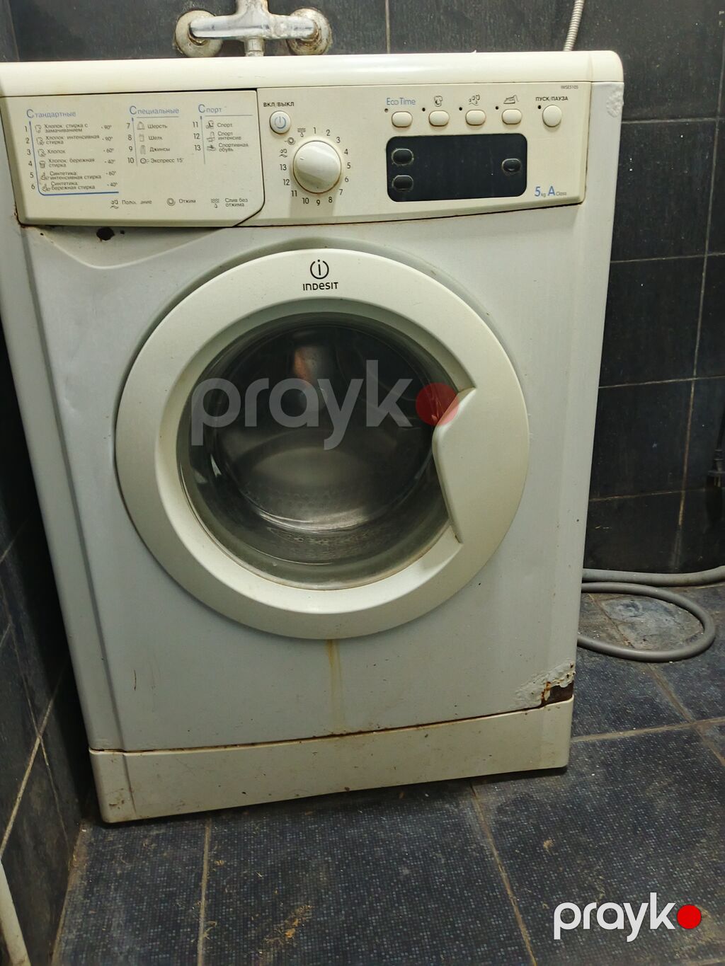 Paltaryuyan masin işlenmiş .Indesit önyükləməli paltaryuyan maşın — Çamaşır maşınları, Bakı (3)