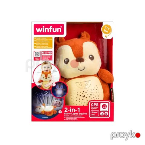 Yumşaq oyuncaq WinFun Starry Lights Squirrel — Bakı