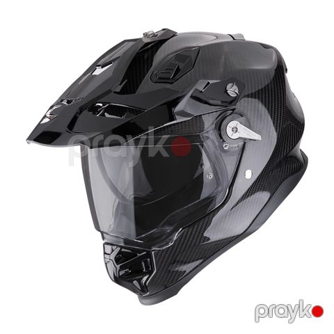 Motosikl dəbilqəsi ADF-9000 Carbon AIR Solıd Black XXL — Bakı