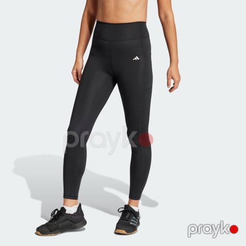 Qadınlar üçün leqqins Adidas Optime Stash 7/8 L JM3067, qara, poliester/elastan, ölçü XS — Bakı