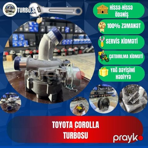 "Toyota Corolla 1.4" turbosu və kartrici — Bakı