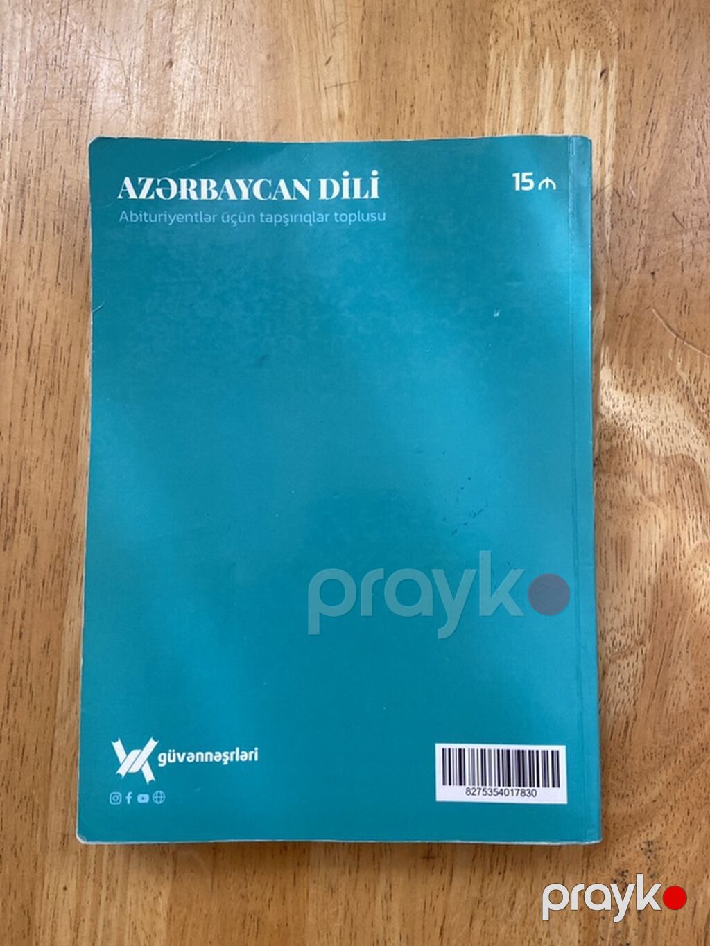Məhsul: “Azərbaycan Dili – Abituriyentlər üçün tapşırıqlar toplusu” — Kitablar, Bakı (2)