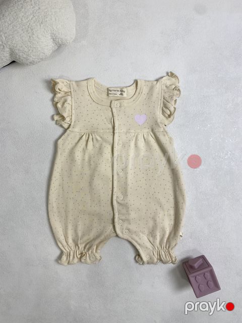 Qızlar üçün kombinezon, R-639, bej, pambıq, ölçü 0-3 ay — Bakı