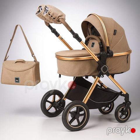 Uşaq arabası Kidilo VipBaby VP_V8GC, xaki — Bakı