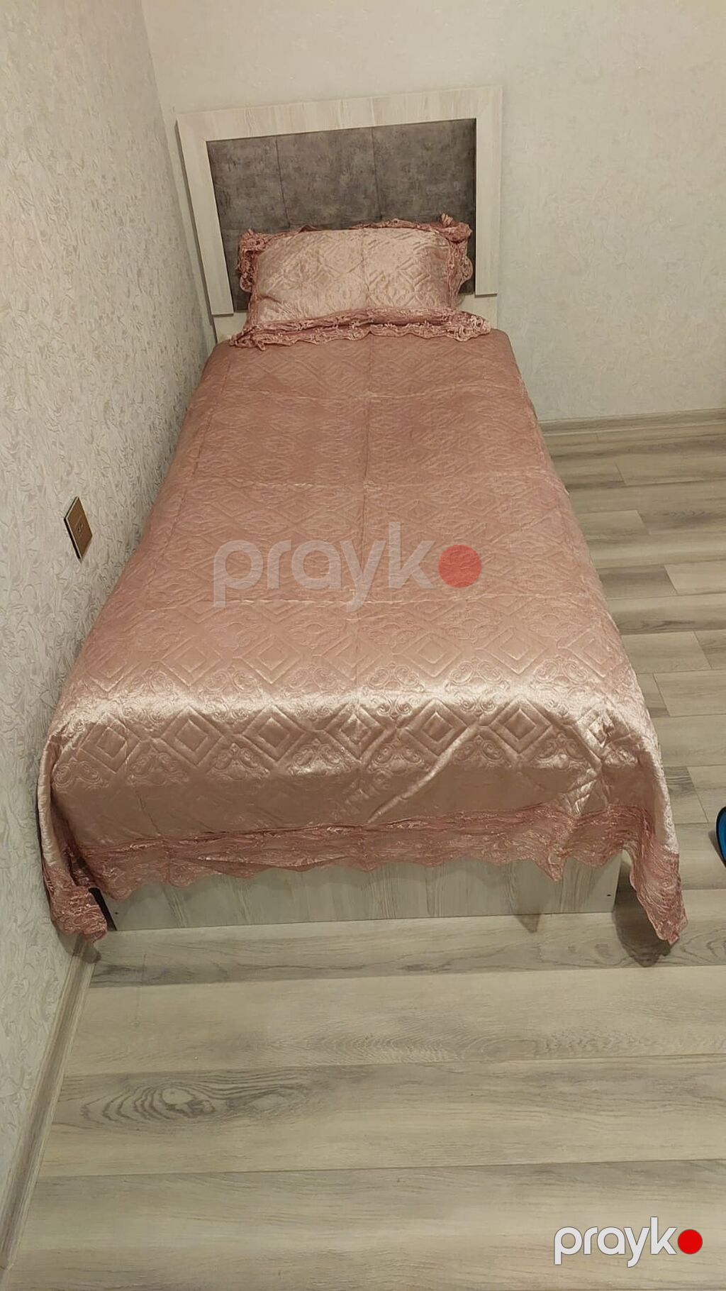 Yataq üçün Yeni Qaşlı rəng - Bej Yataq örtüyü, Ödənişli çatdırılma — Örtüklər və çarşavlar, Güzdək (6)
