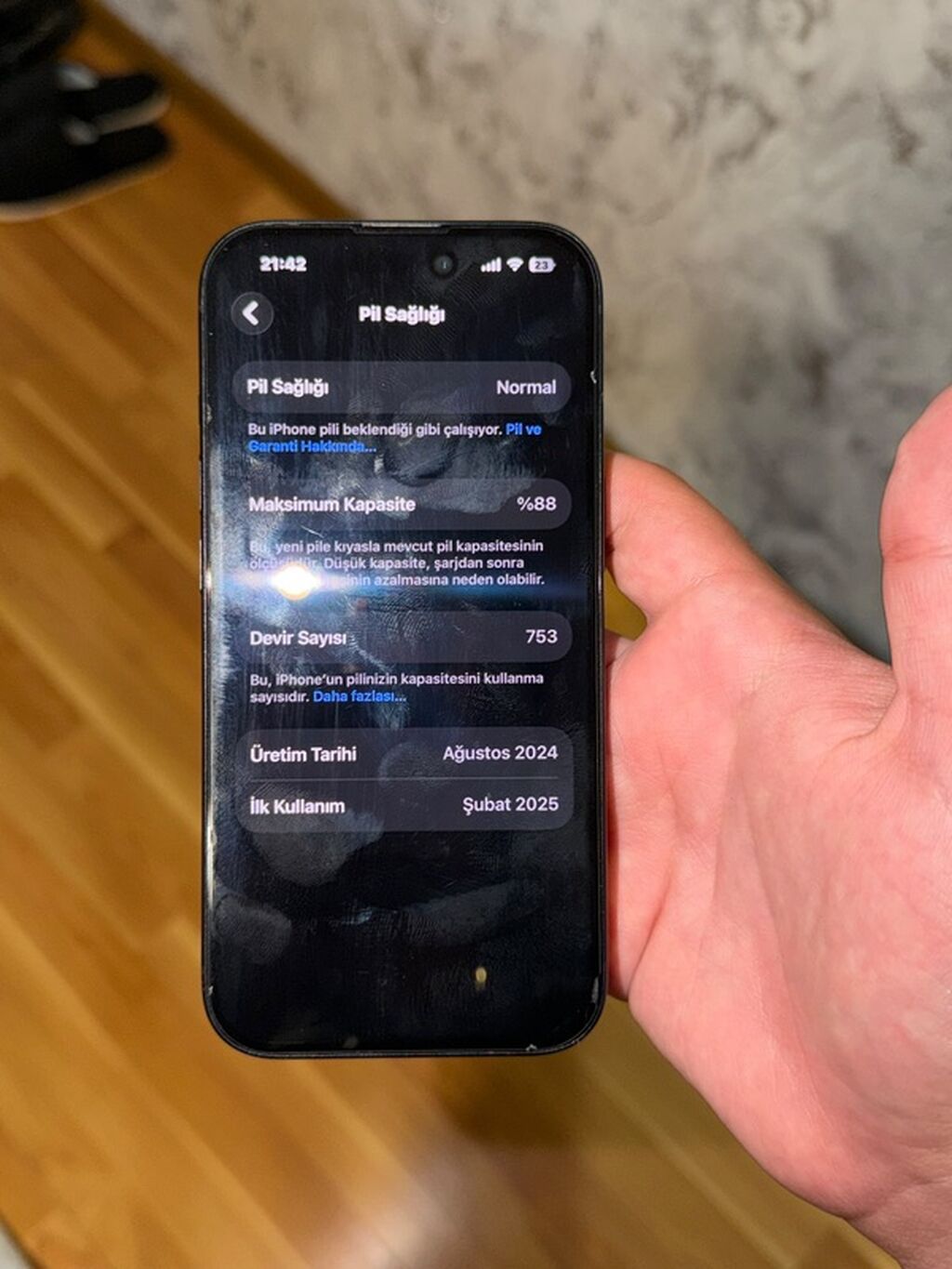 IPhone 15, Qara, Face ID — Apple iPhone, Bakı (7)