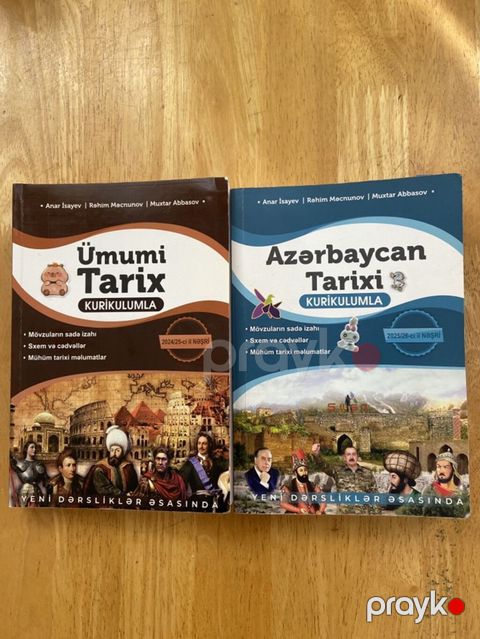 RM Nəşriyyatı – Tarix üzrə köməkçi vəsaitlər dəsti(2 si bir yerde) 1) — Bakı
