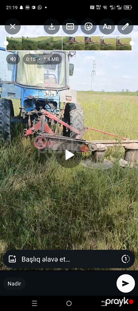 Belarus Mtz80, 1986 il — Sabirabad