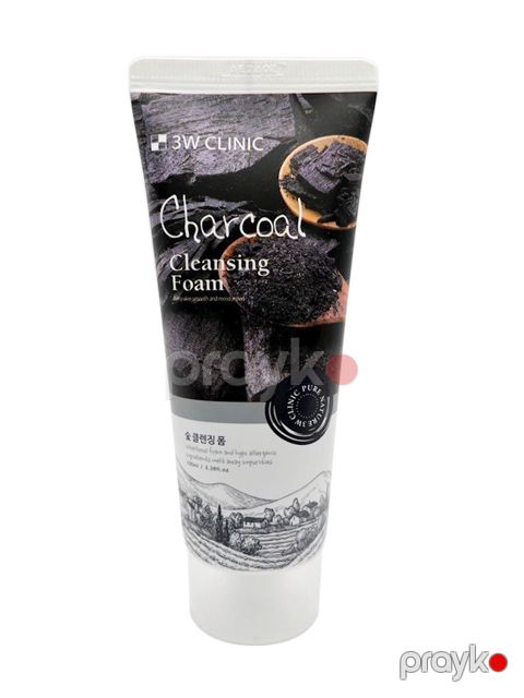 Yuyunma üçün təmizləyici köpük 3W Clinic Charcoal ağac kömürü ilə, 100 ml — Bakı