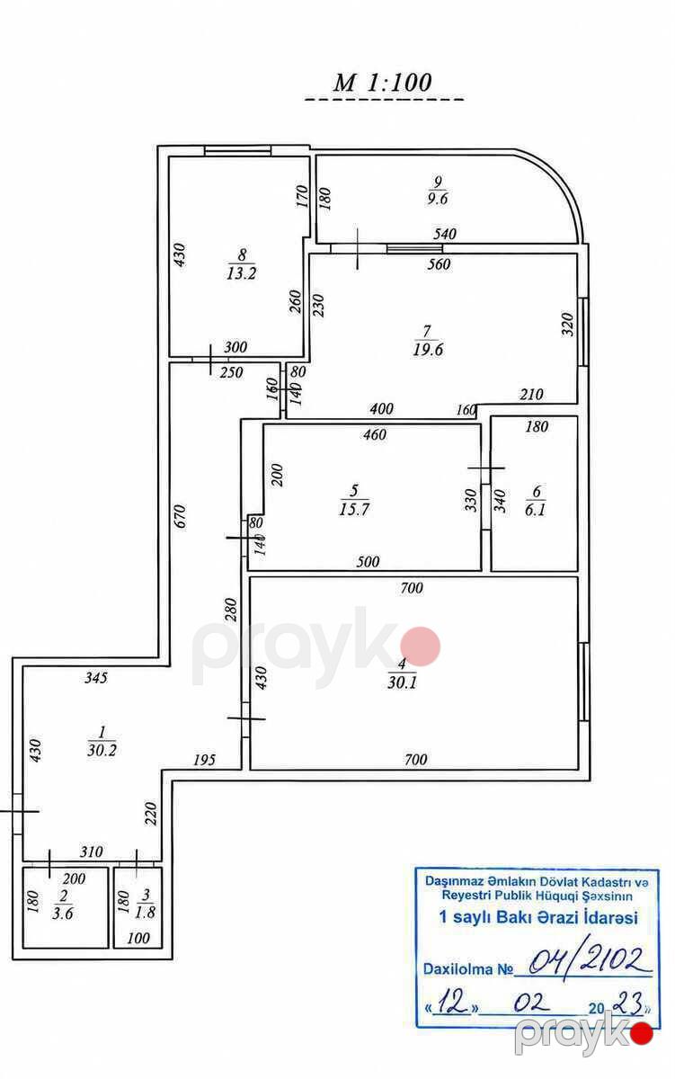 Satılır 3 otaqlı yeni tikili 130 m² — Mənzil, Bakı (6)