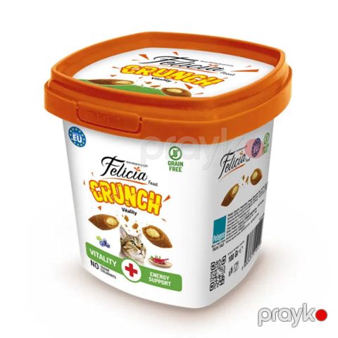 Pişiklər üçün məzə Felicia Crunch Vitality, enerji üçün, 100 q — Bakı