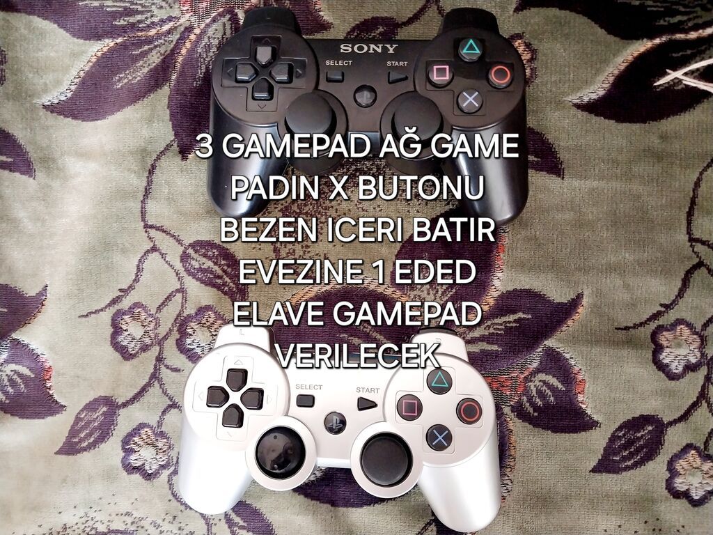 Məhsul: Sony PlayStation 3 Slim oyun konsolu 320 GB yaddas 17 oyun 3 — Oyun konsolları, Qobu (8)