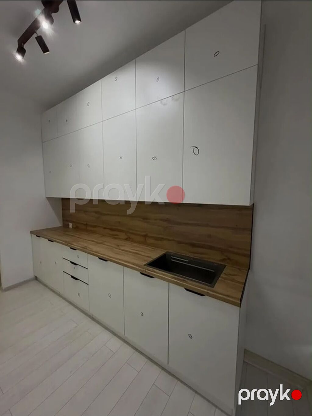 Sifarişlə mətbəx dəsti, Özü çəkən petlələr, Sadə laminat, Ödənişli çatdırılma — Mətbəx mobilyası, Masazır (2)