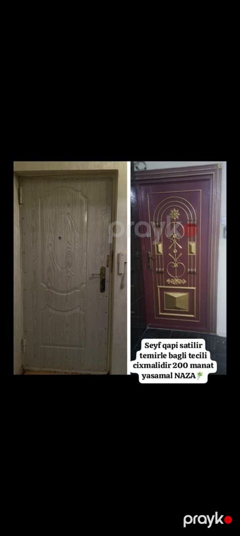 Seyf qapi satilir temirle bagli cixmalidir 200 manat yasamal — Digah
