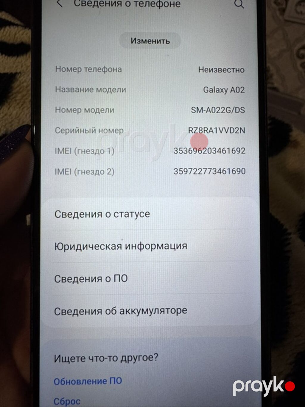 Samsung Galaxy A02, rəng - Qara, İki sim kartlı — Samsung, Bakı (4)