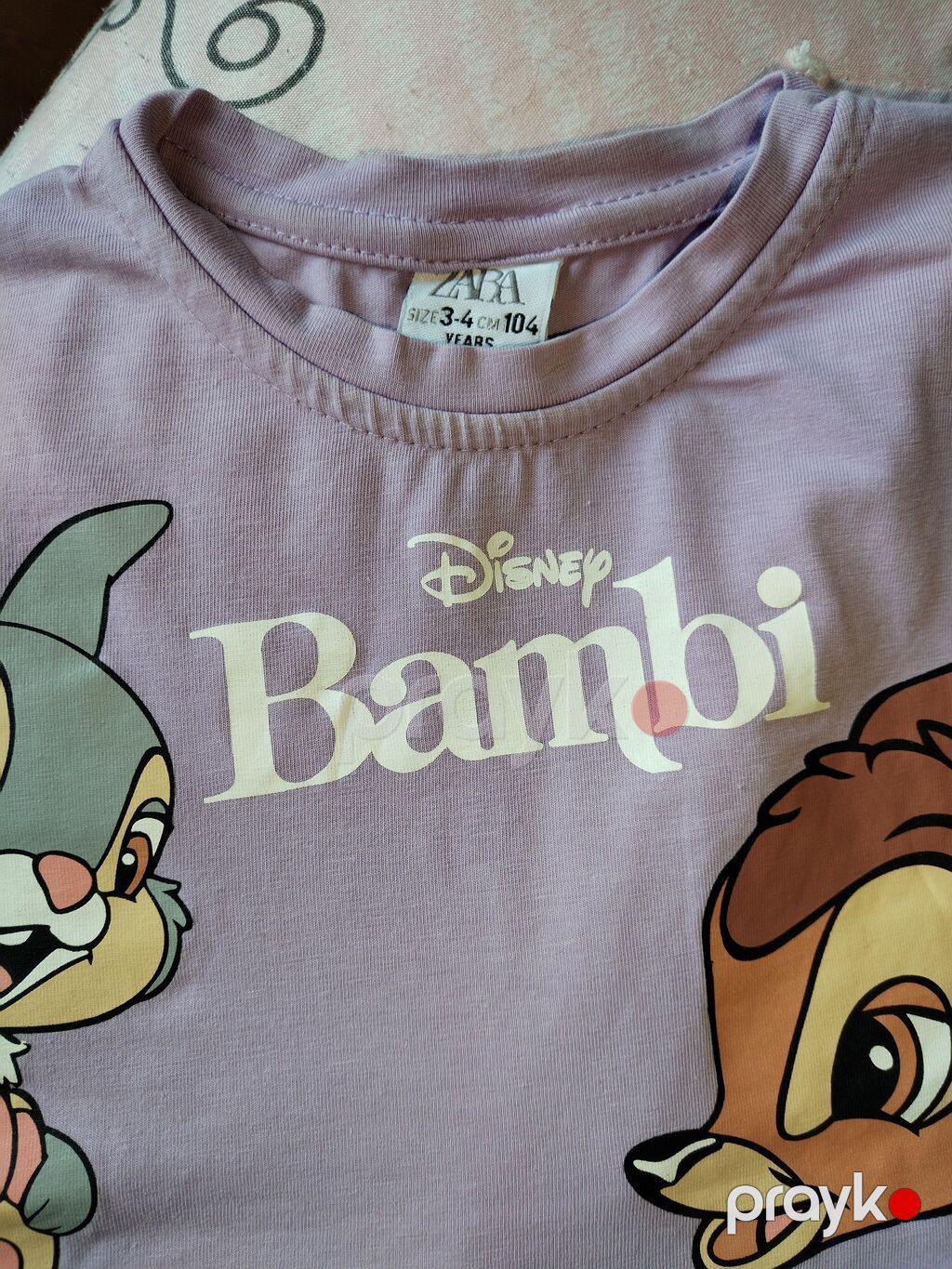 Uşaq geyim dəsti – Disney Bambi (Zara) - Brend: Zara x Disney — Uşaq geyimi, Bakı (2)