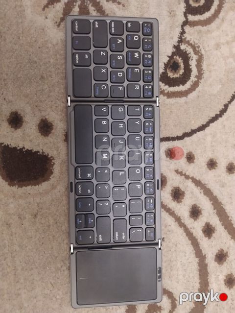 Reccı RC-K01 Tri-Fold Bluetoot klaviatura touchpad ilə - Portativ