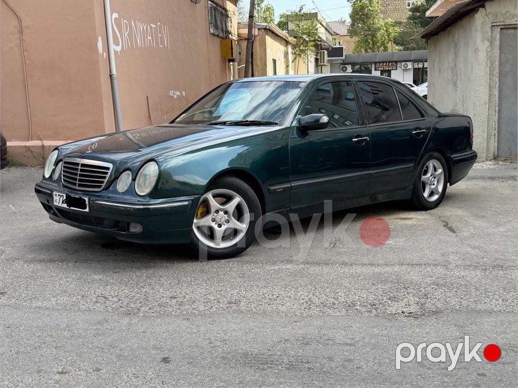 Mercedes E 270, 2.7 L, 2000 il, 420 000 km — Avtomobillər, Bakı (2)