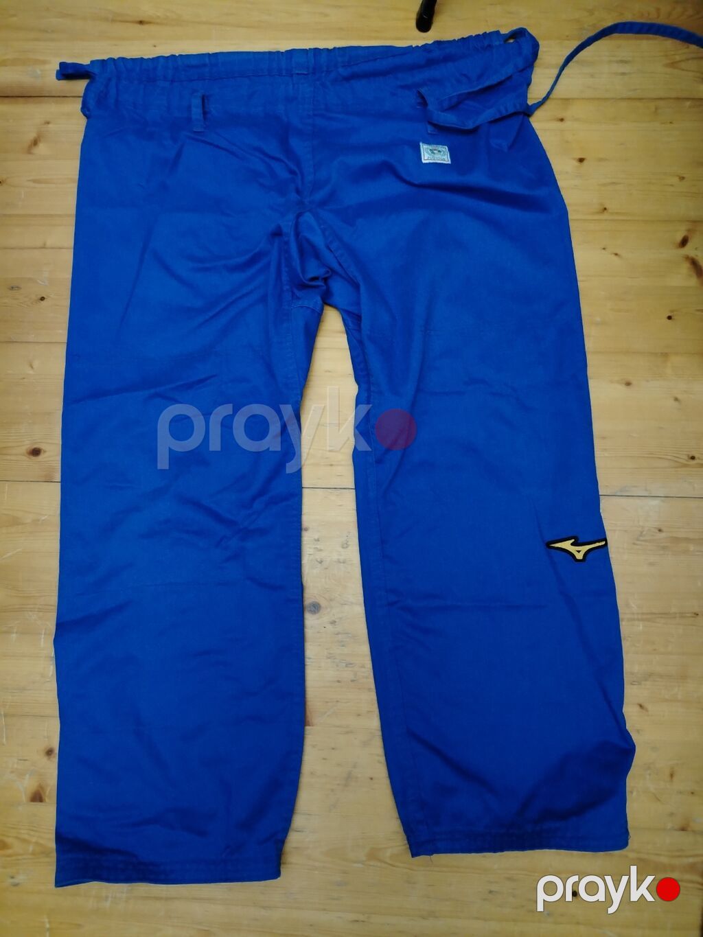 Mavi rəngli cüdo kimono dəsti - Brend: Mizuno (loqolu) - Dəst: yuxarı — İdman geyimi, Xırdalan (3)