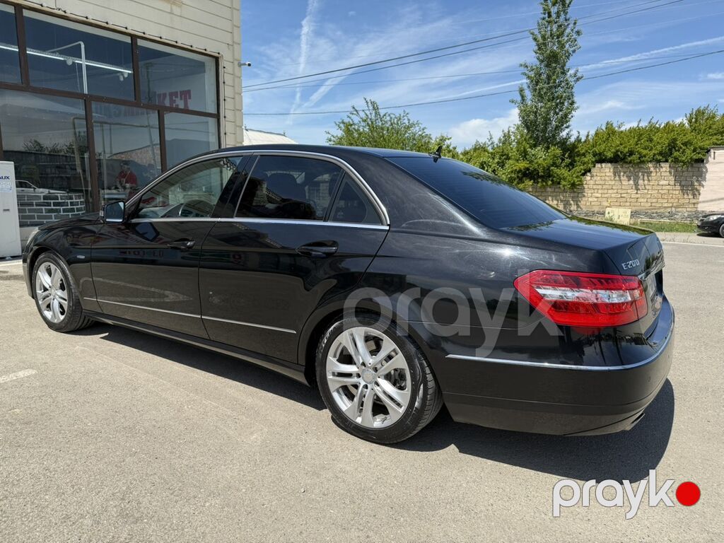 Mercedes-Benz E200 sedan, 2009-cu il, 1,8 turbo benzin, təmiz alman — Avtomobillər, Bakı (6)