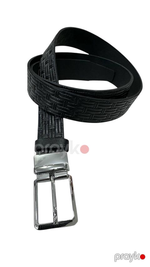 Kişilər üçün kəmər FX1019, eko dəri, qara — Bakı