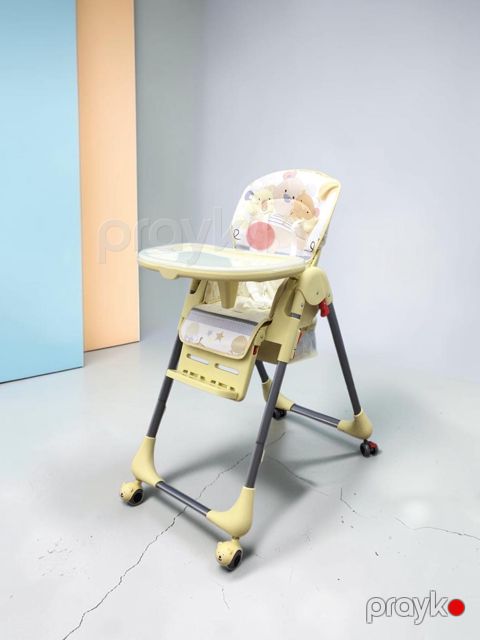 Uşaq yedizdirmə oturacağı, metal/plastik, sarı — Bakı