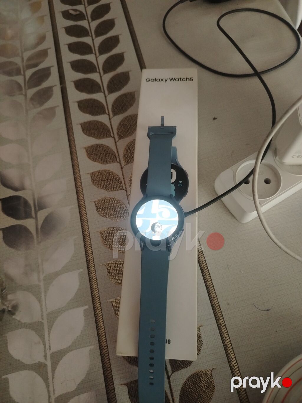 Samsung Galaxy Watch5 – mavi rəng heç işlədilməyib nöktə cızıq yoxdur — Ağıllı saatlar, Digah (2)