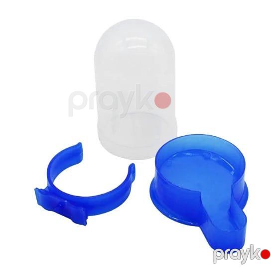 Tutuquşular üçün su qabı, mavi, yüksək dayanıqlı plastik prl_0407 — Mallar, Bakı (2)