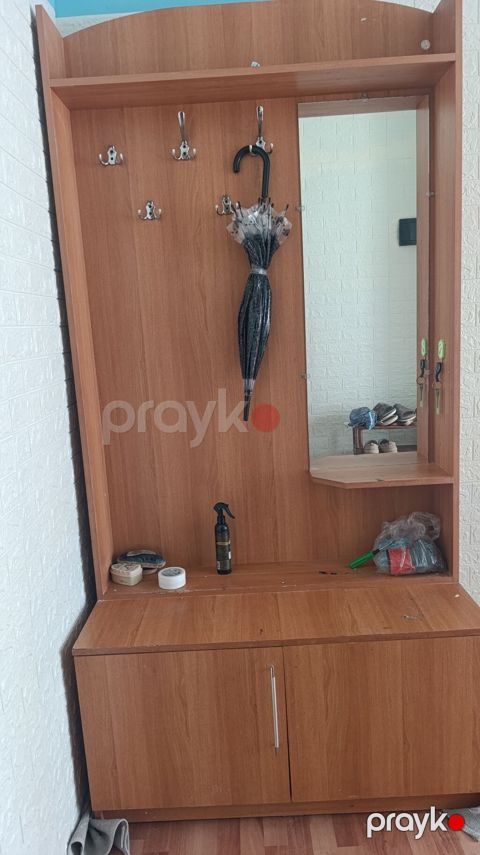 Dəhliz üçün asılqanlı dolab-garderob - Material: ağac teksturalı — Bakı