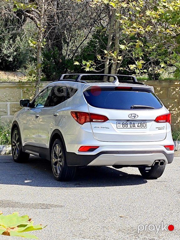 Hyundai Santa Fe, 2.0 L, 2016 il, 95 000 km — Avtomobillər, Bakı (10)