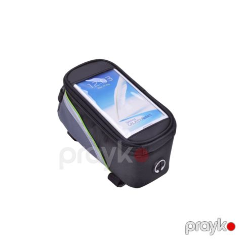 Velosiped çantası telefon tutacağı ilə, qara — Bakı
