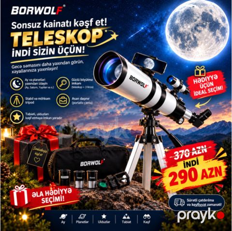 Teleskop Borwolf 80500 — Bakı