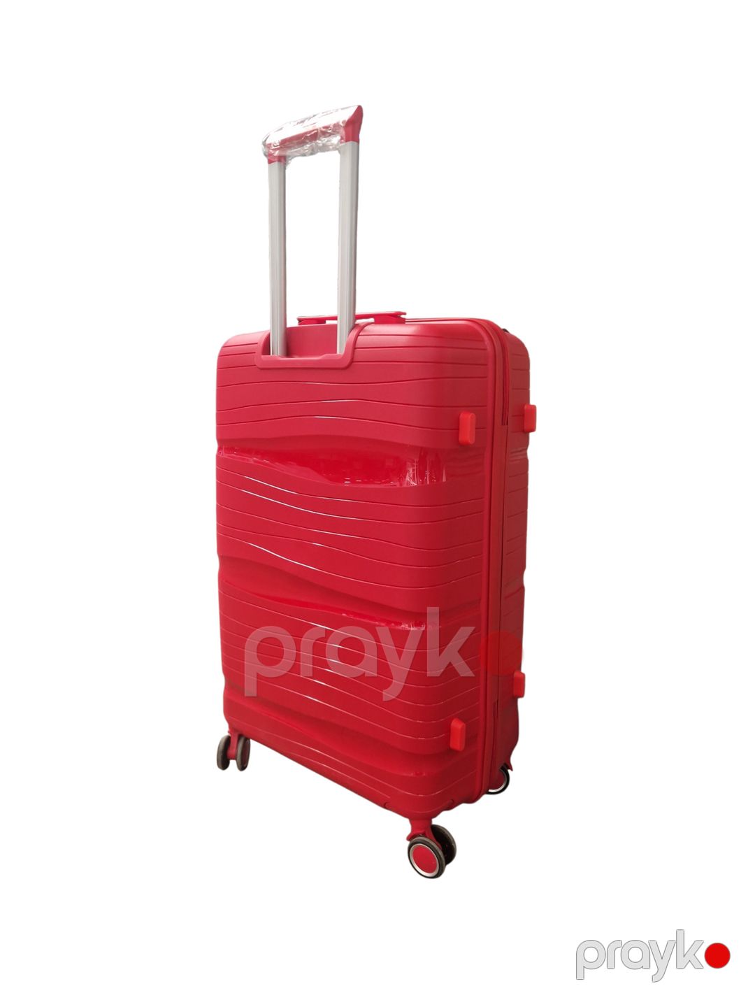 Çamadan 60639226, silikon, qırmızı, 4 təkər, ölçü L — Çamadanlar, Bakı (2)