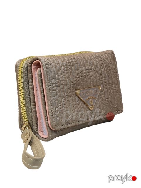 Qadınlar üçün kiçik ölçülü pul kisəsi, poliuretan, bej, 11×8 sm, 6 kart bölməsi, Çin istehsalı - TheBest_23-2075_Вej — Bakı