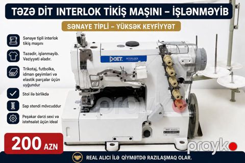 Interlock sənaye tipli tikiş maşını - Model: Interlock (sənaye — Bakı