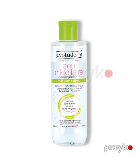 Misellyar suyu Evoluderm qarışıq və yağlı dərilər üçün 250 ml — Bakı