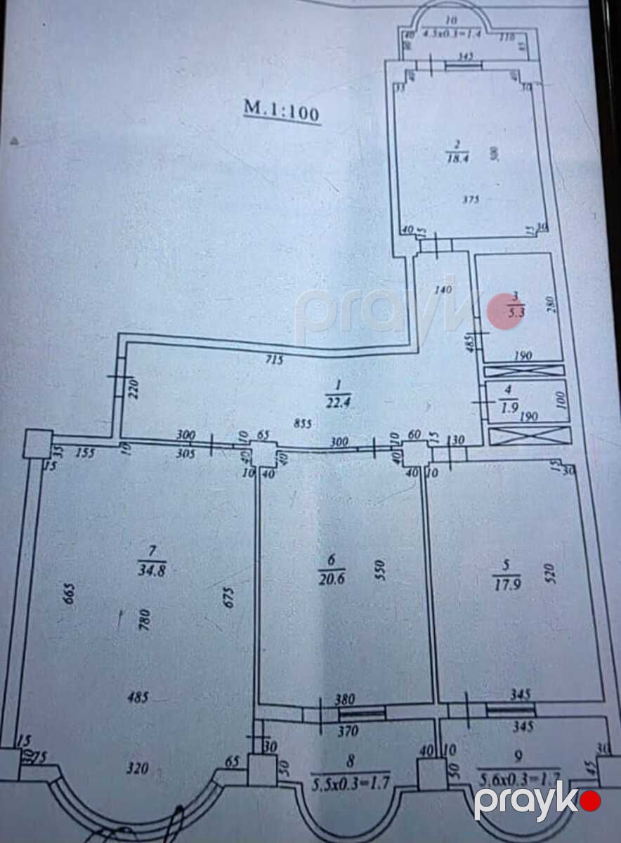 Satılır 3 otaqlı yeni tikili 137 m² — Mənzil, Bakı (3)