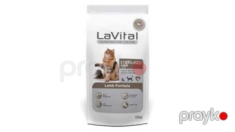 Pişiklər üçün quru yem LaVital Sterilised Adult Cat quzu əti ilə 1 kq — Bakı