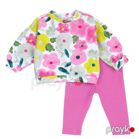 Qızlar üçün leqqinsli dəst Chicco 9073912000000-18, rəngbərəng, pambıq/elastan, ölçü 15 ay — Bakı