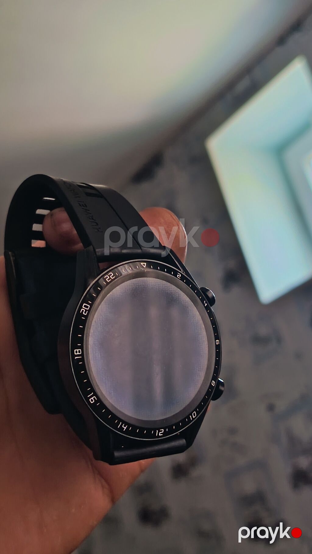 Huawei Watch GT Orjinal - Rəng: qara - Korpus: dairəvi metal çərçivə — Ağıllı saatlar, Pirəkəşkül (3)
