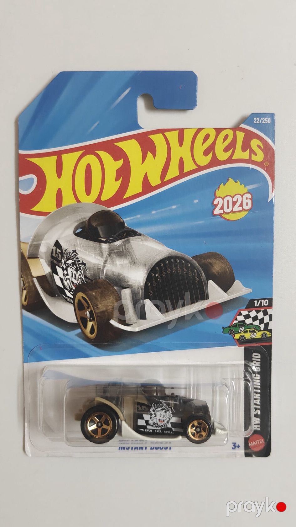 Maşın Hot Wheels Instant Boost - Hw Starting Grid, Metal, Qəhvəyi, Əl ilə idarəetmə — Mallar, Bakı (2)
