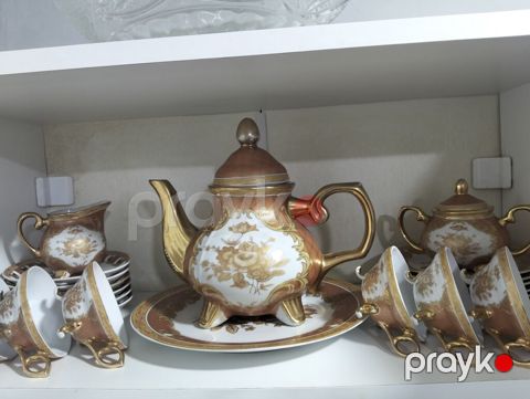 Çay dəsti, rəng - Ağ, Farfor — Masazır