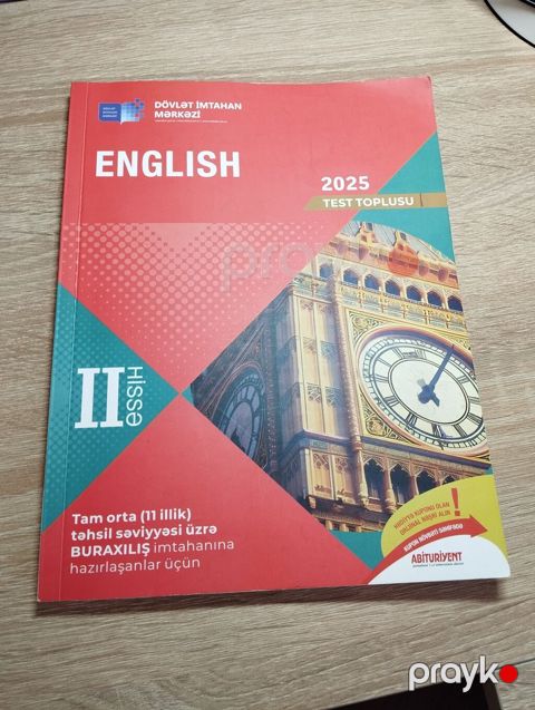İngilis dili Testlər 11-ci sinif, DİM, 2-ci hissə, 2024 il — Bakı
