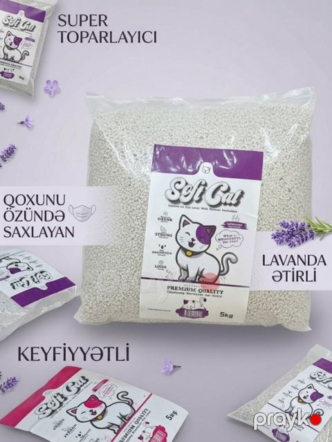 Doldurucu Soft Cat Lavanda, 5 kq — Bakı
