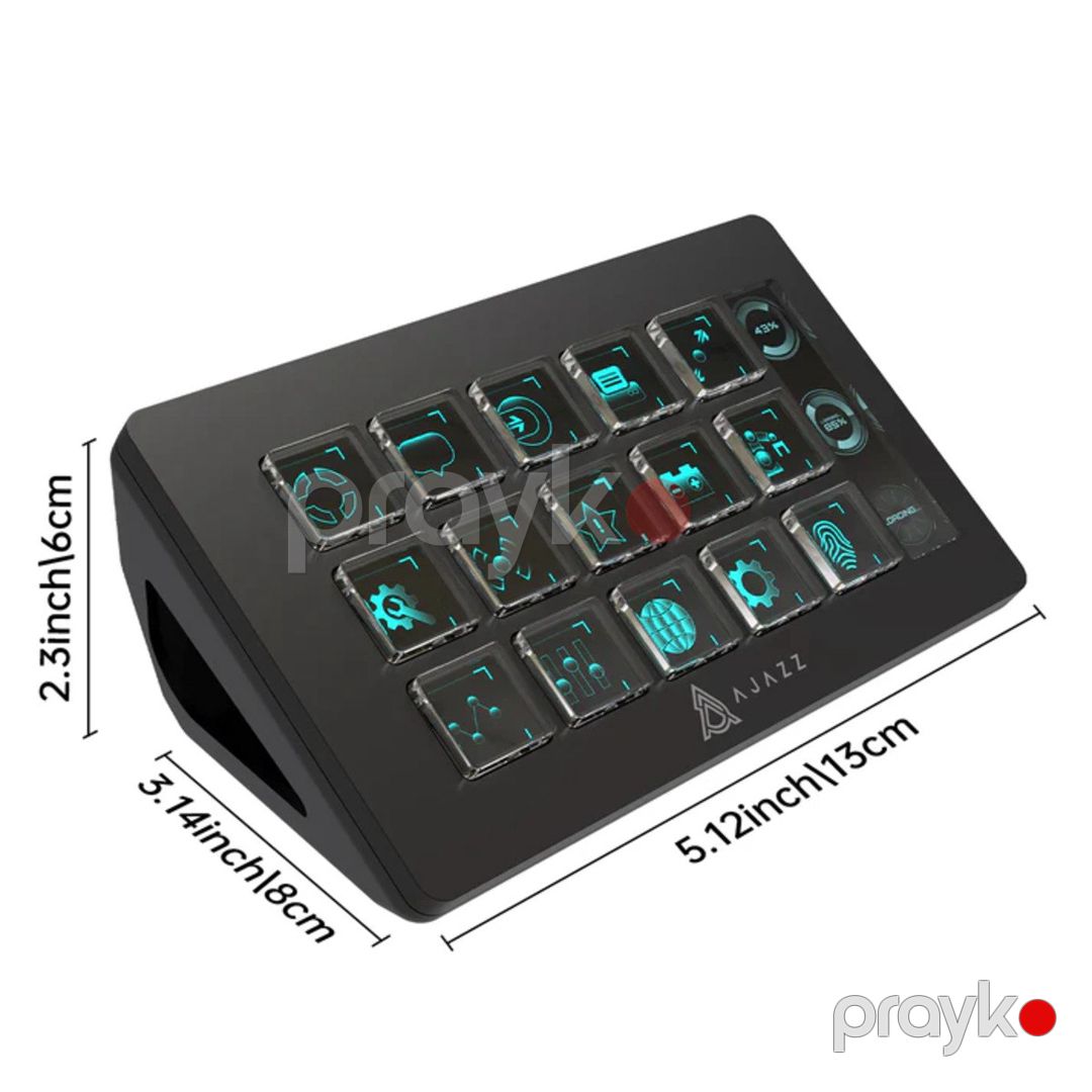 Ajazz AKP153E Black — Periferik cihazlar, Bakı (4)